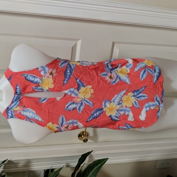 Old Navy Women's Sleeveless Hawaiian Print Floral Top Size XS - Picture 3 of 6